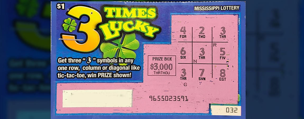 Columbus man wins $3,000 on 3 Times Lucky