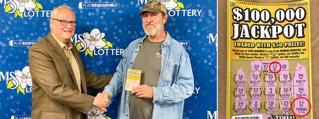 Jimmy Keene, our first $100K Jackpot winner from Pelahatchie