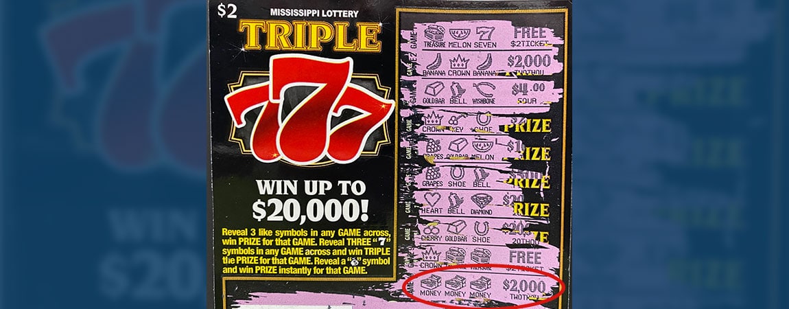 Jones County man wins $2,000 on Triple 777