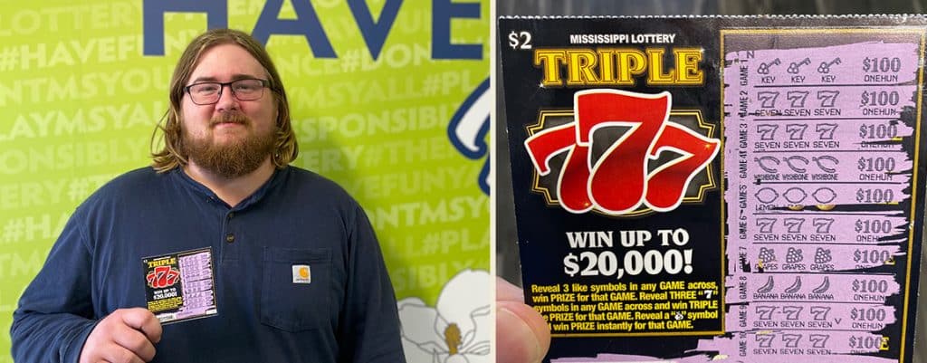 John of Brandon wins $2,000 on triple 777 scratch-off