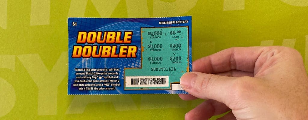 Hattiesburg woman wins $4,000 jackpot on Double Doubler scratch-off