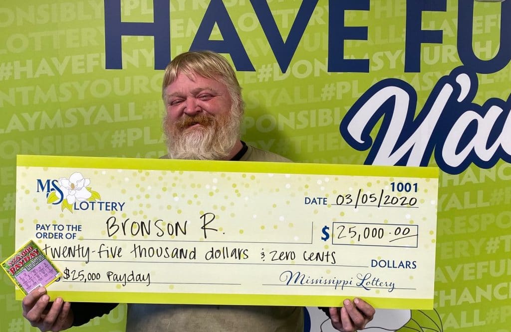 MEMPHIS MAN HAS A $25,000 PAYDAY