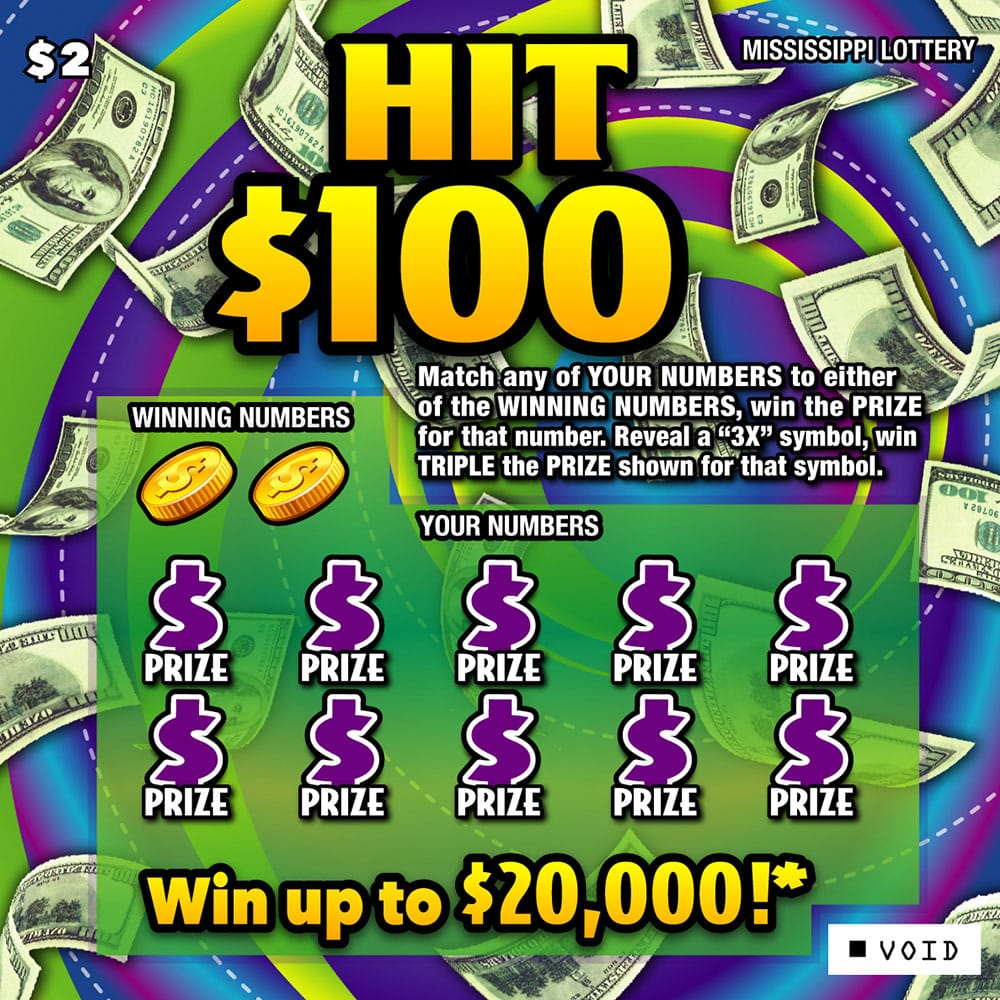 Hit $100 Scratch-off