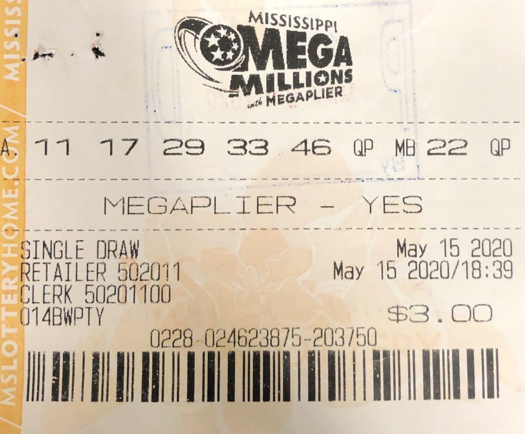 A Collins man won $1,500 from a Mega Millions ticket purchased at Fleetway on Hwy. 49, Magee.