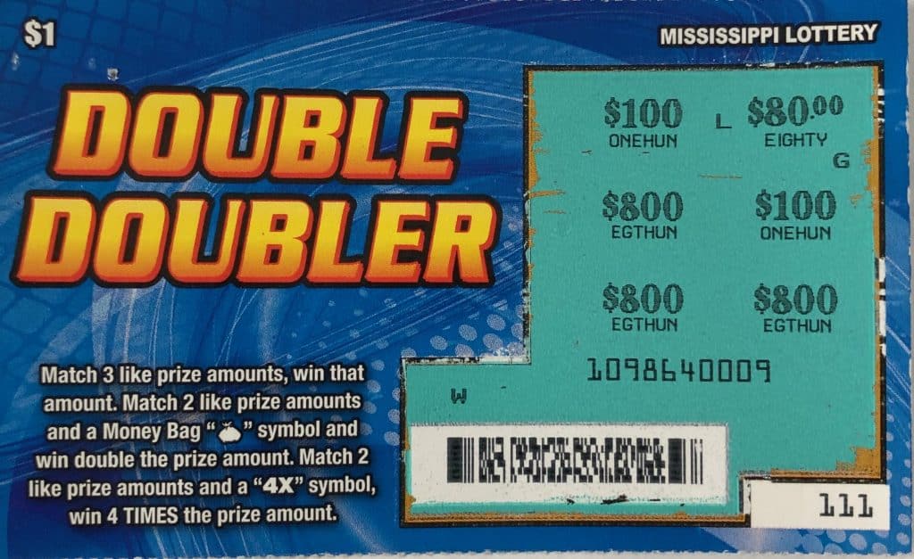 A Greenwood player won $800 on a Double Doubler scratch-off game purchased at Murphy Oil on Viola Brown Sanders Dr., Greenwood.