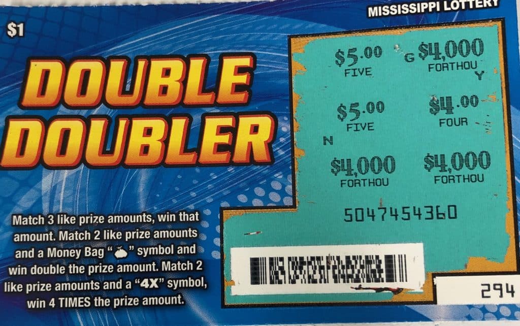 A Jackson woman won $4,000 from a Double Doubler scratch-off game purchased at Midwest on McDowell Rd., Jackson.