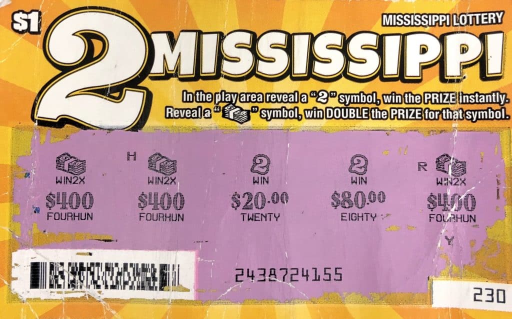 A Meridian player won $2,500 from a “1,2,3 Mississippi” scratch-off game purchased at Nixie Food Store on 8th St., Meridian.