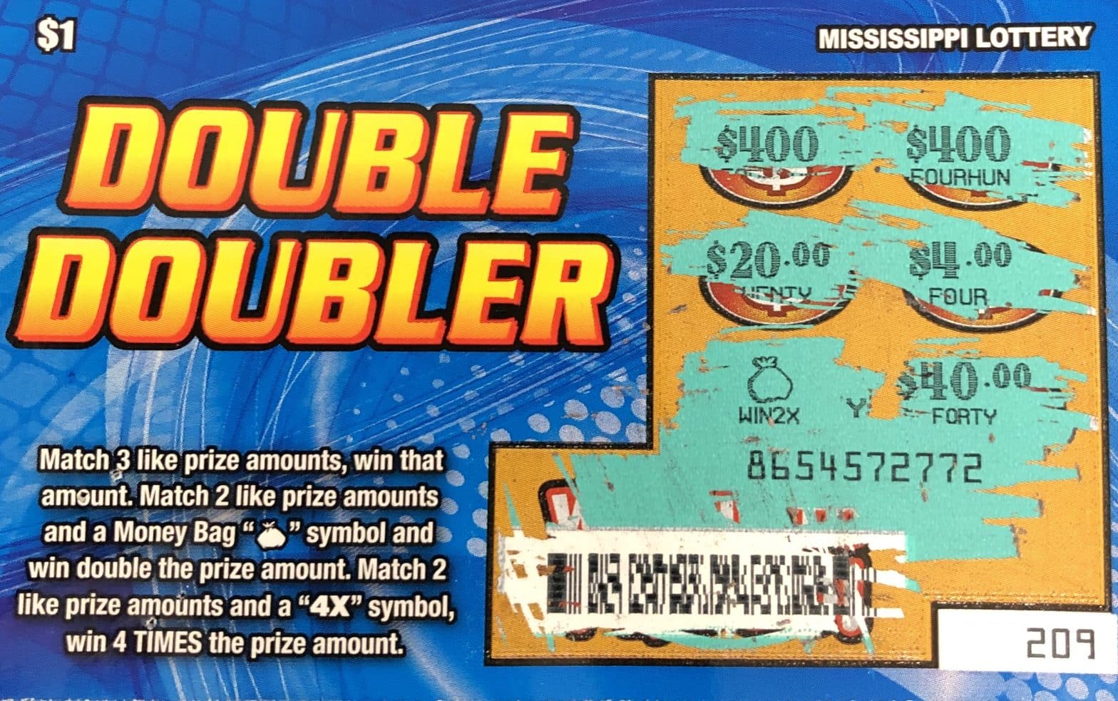 A Paulding woman won $800 from a Double Doubler scratch-off game purchased at Clark Oil Co. on Pine Ave., Heidelberg.