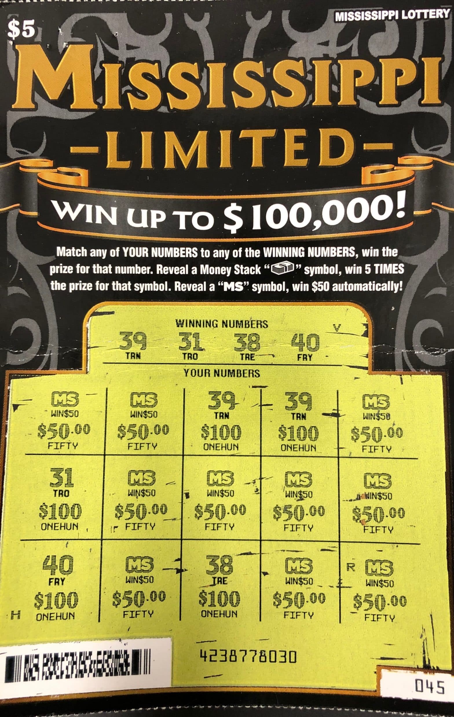 A Terry woman won $1,000 from a MS Limited scratch-off game purchased at Blue Sky on Hwy. 27, Crystal Springs.