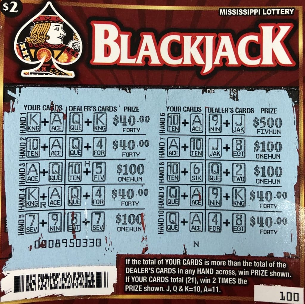 A Holcomb man won $2,000 on a Blackjack scratch-off game purchased at Holcomb Gas Mart on Hwy. 7 S., Holcomb.