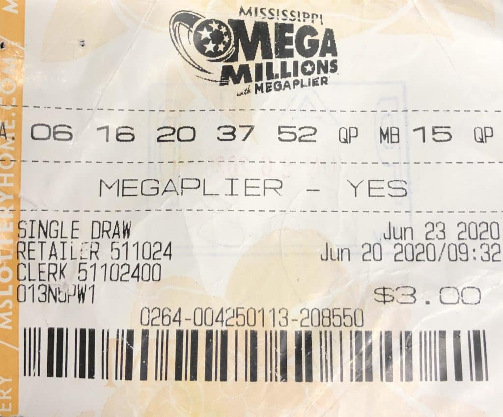 A Biloxi man won $600 on a Mega Millions ticket purchased from Keith's Superstore #125 on US HWY 49, Seminary.