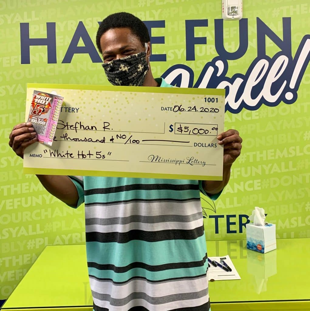 Stefhan R. of Jackson won $5,000 on a White Hot 5s scratch-off game purchased at Zippin on West Main St., Ackerman.