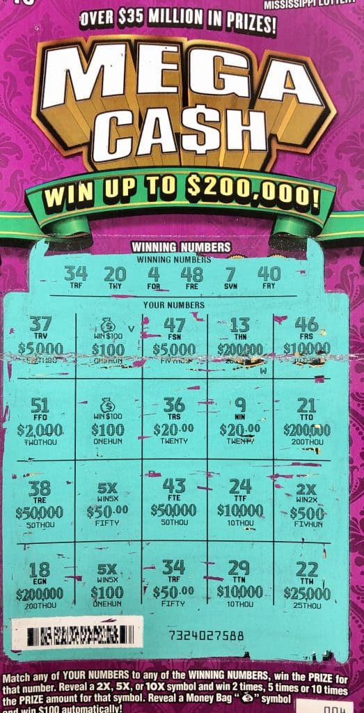 A Centreville woman won $2,000 on a Mega Ca$h scratch-off game purchased at Liberty Marathon on Main St., Liberty.