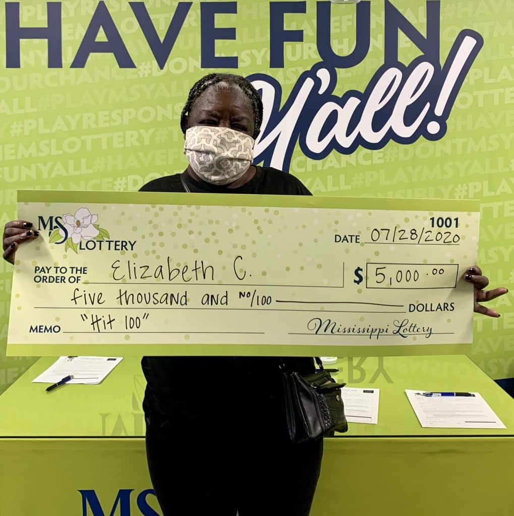 Elizabeth C. of Meridian won $5,000 on a Hit $100 scratch-off game purchased at Nixie Food Store on 8th Street, Meridian.