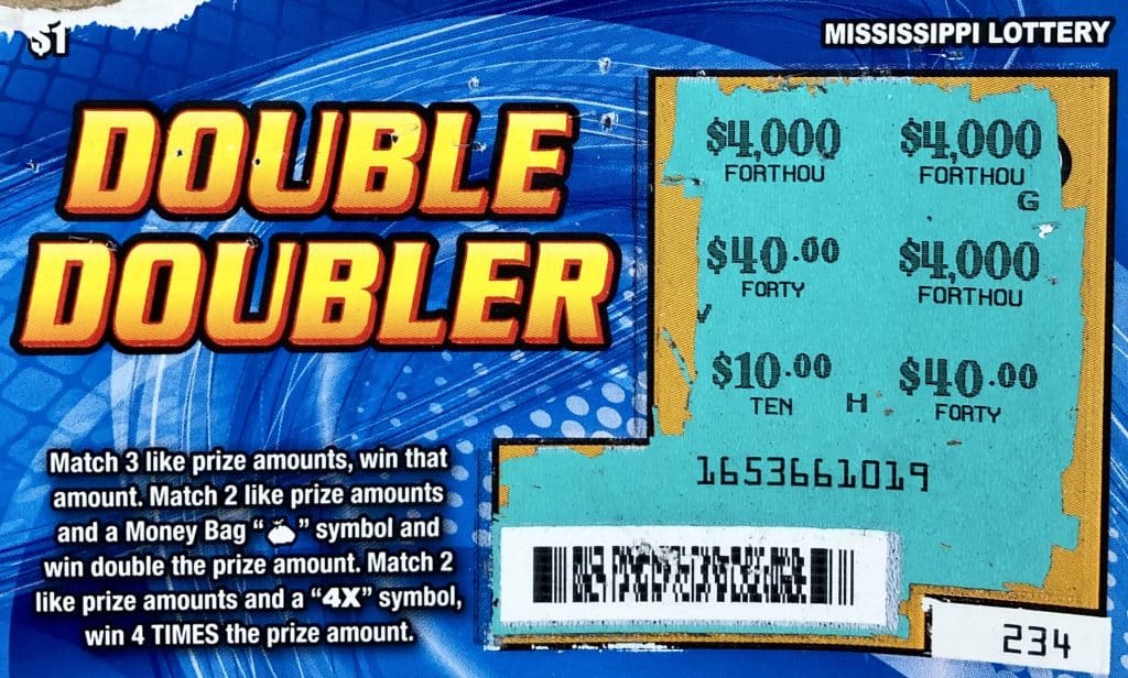 A Grenada player won $4,000 on a Double Doubler scratch-off game purchased from Circle K on S. Commerce, Grenada.