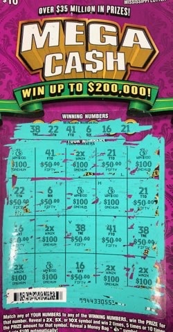 A Jackson woman won $2,000 on a Mega Ca$h scratch-off game purchased at Supermart on N. State St., Jackson.