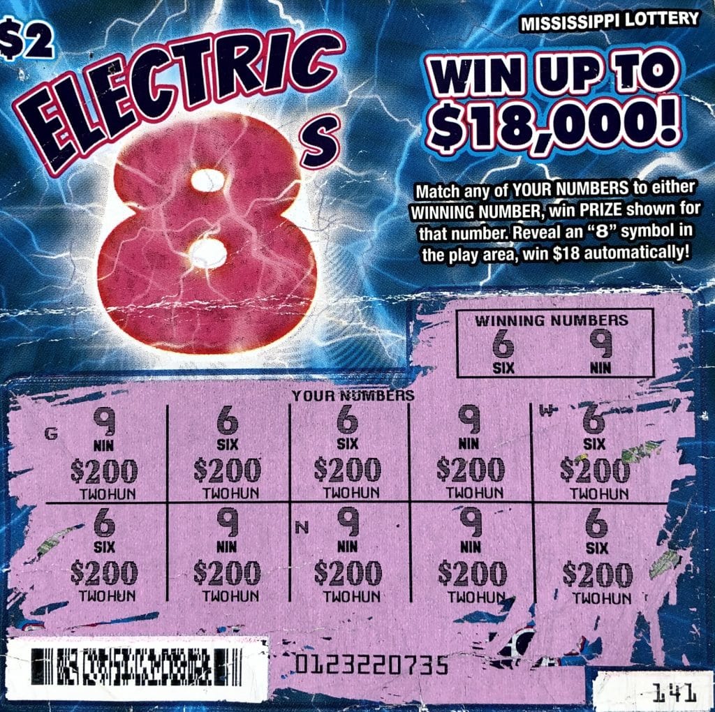 A Laurel woman won $2,000 on an Electric 8s scratch-off game purchased at Rapad Express on S. 16th Ave., Laurel.