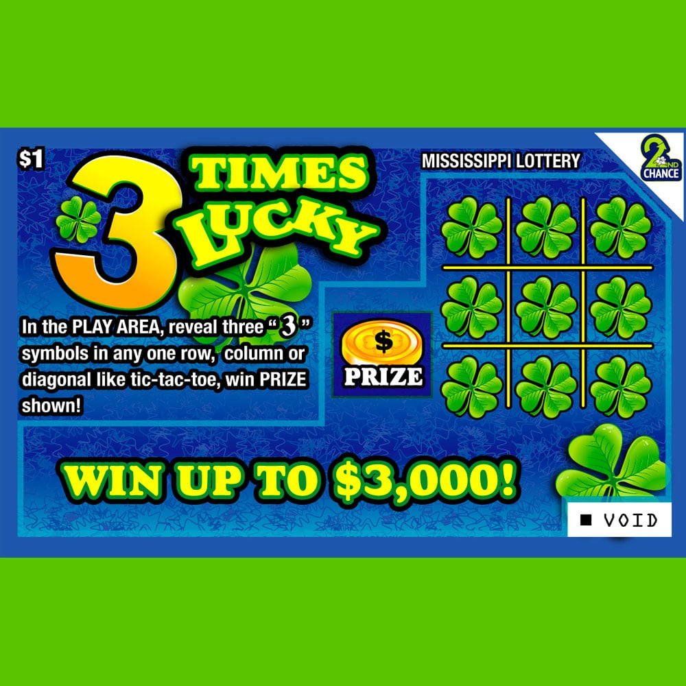 3 Times Lucky Mississippi Lottery