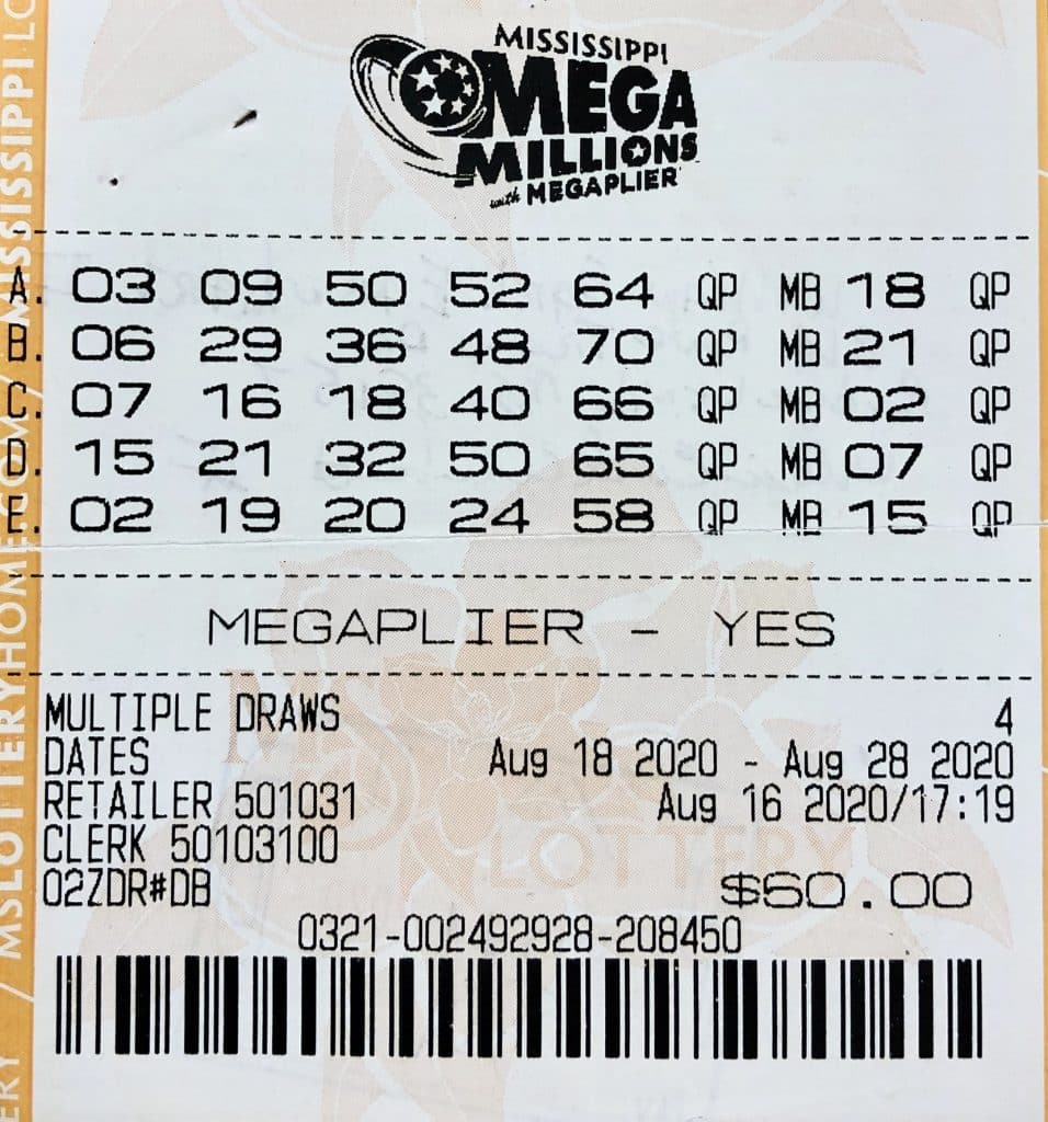 A Ridgeland man won $1,500 on a Mega Millions ticket purchased at Sprint Mart on Old Canton Rd., Ridgeland.