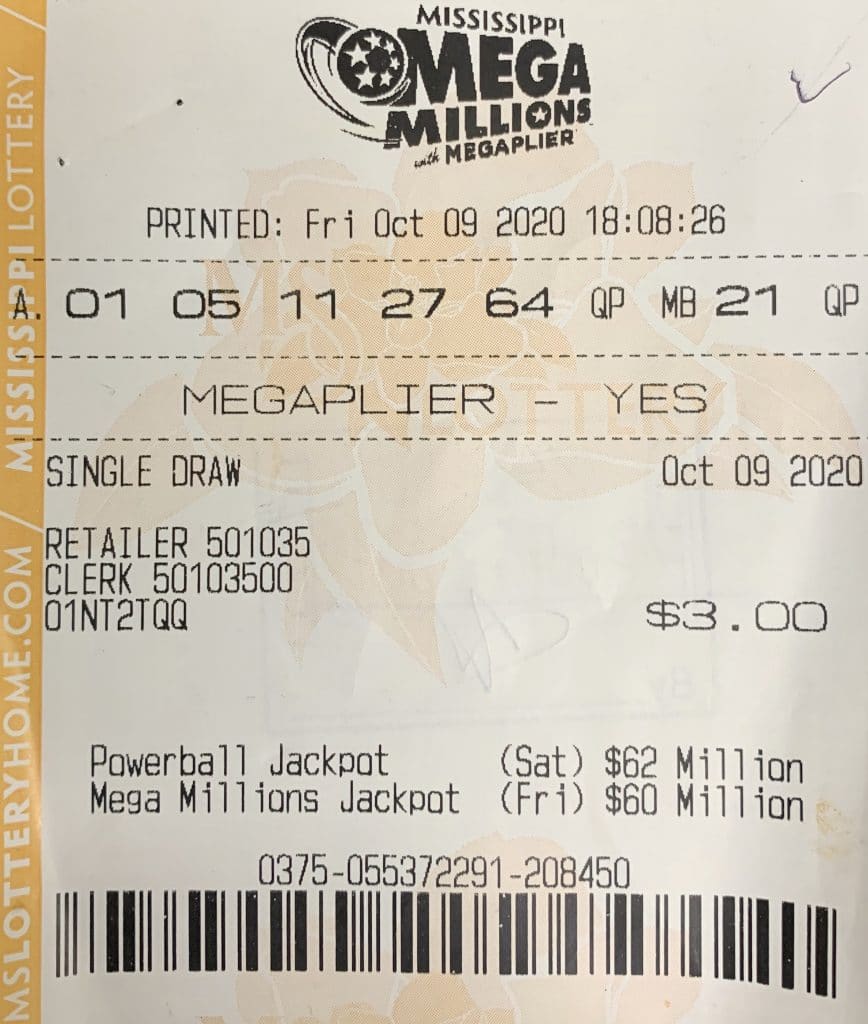 A Brandon woman won $1,000 on a Mega Millions ticket purchased from Sprint Mart #114 on Lakeland Dr., Flowood.