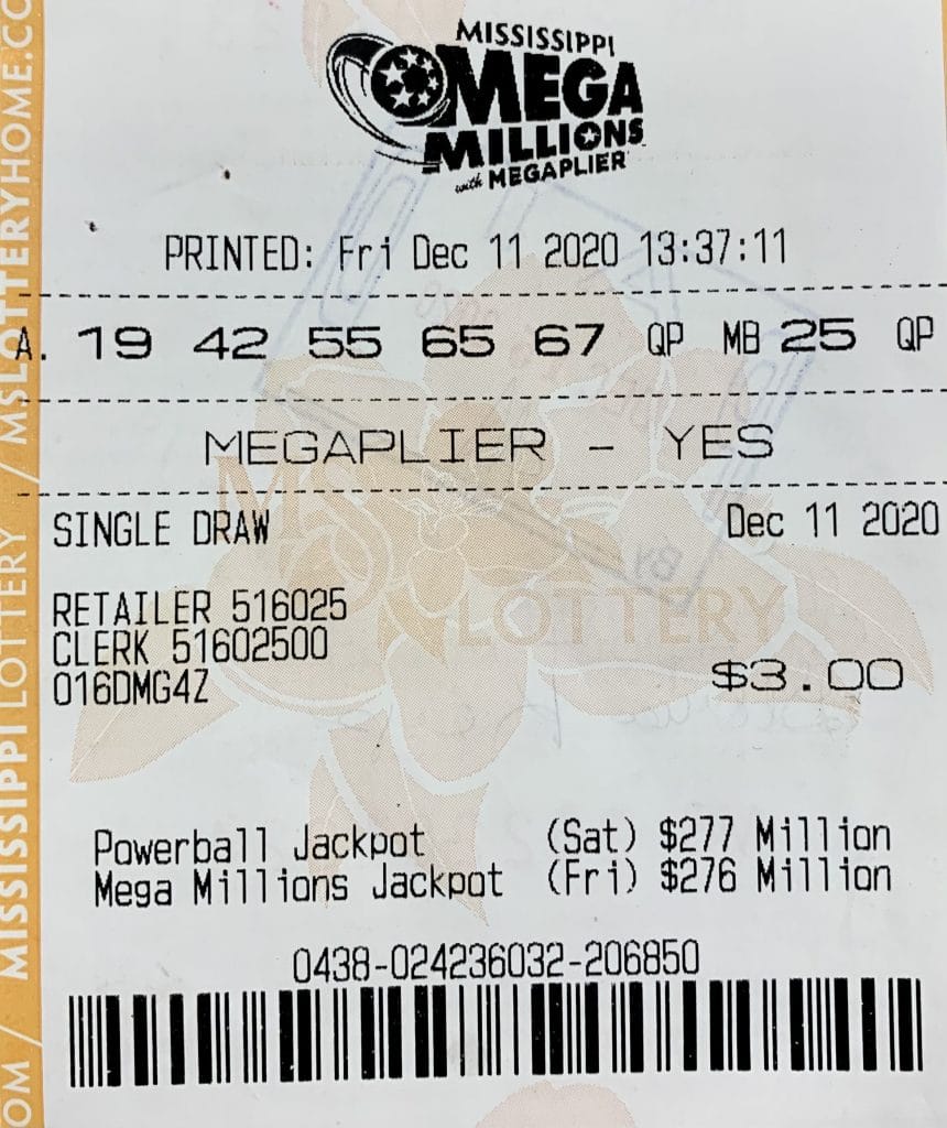 A Gulfport woman won $800 on a Mega Millions ticket purchased at Murphy Oil on Hwy. 49, Gulfport.