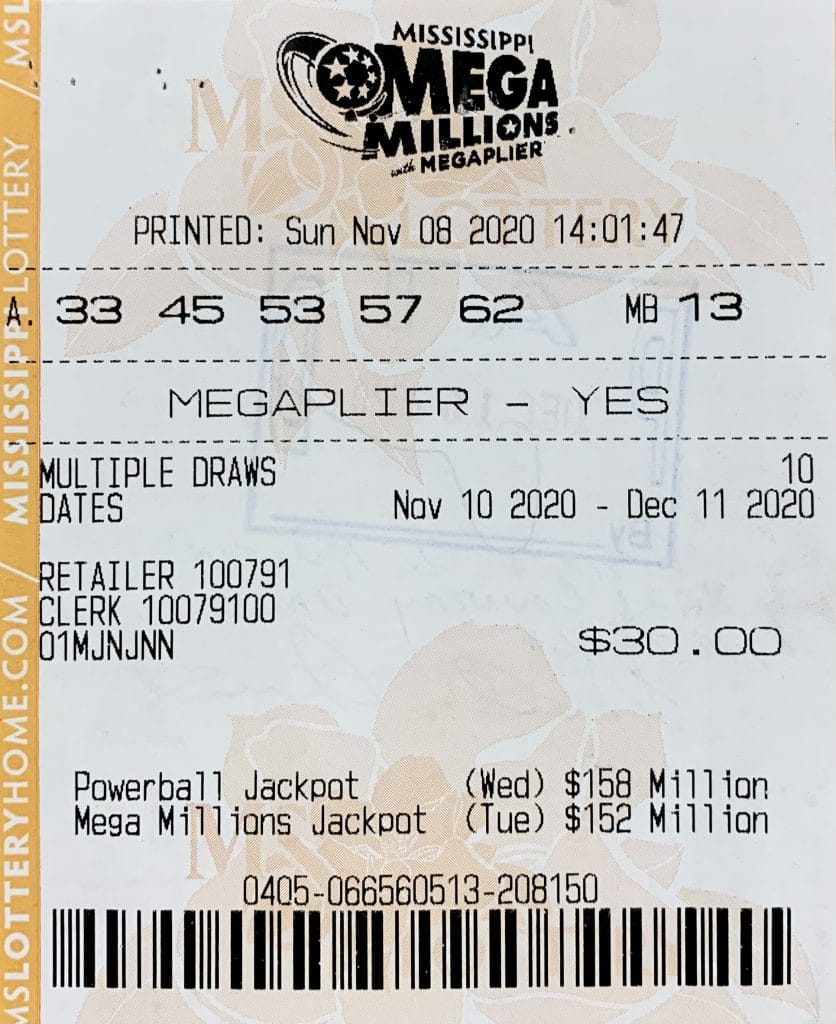 A Mobile, Ala., man won $1,000 on a Mega Millions ticket purchased at Midway Food Mart on Forts Lake Rd., Moss Point.