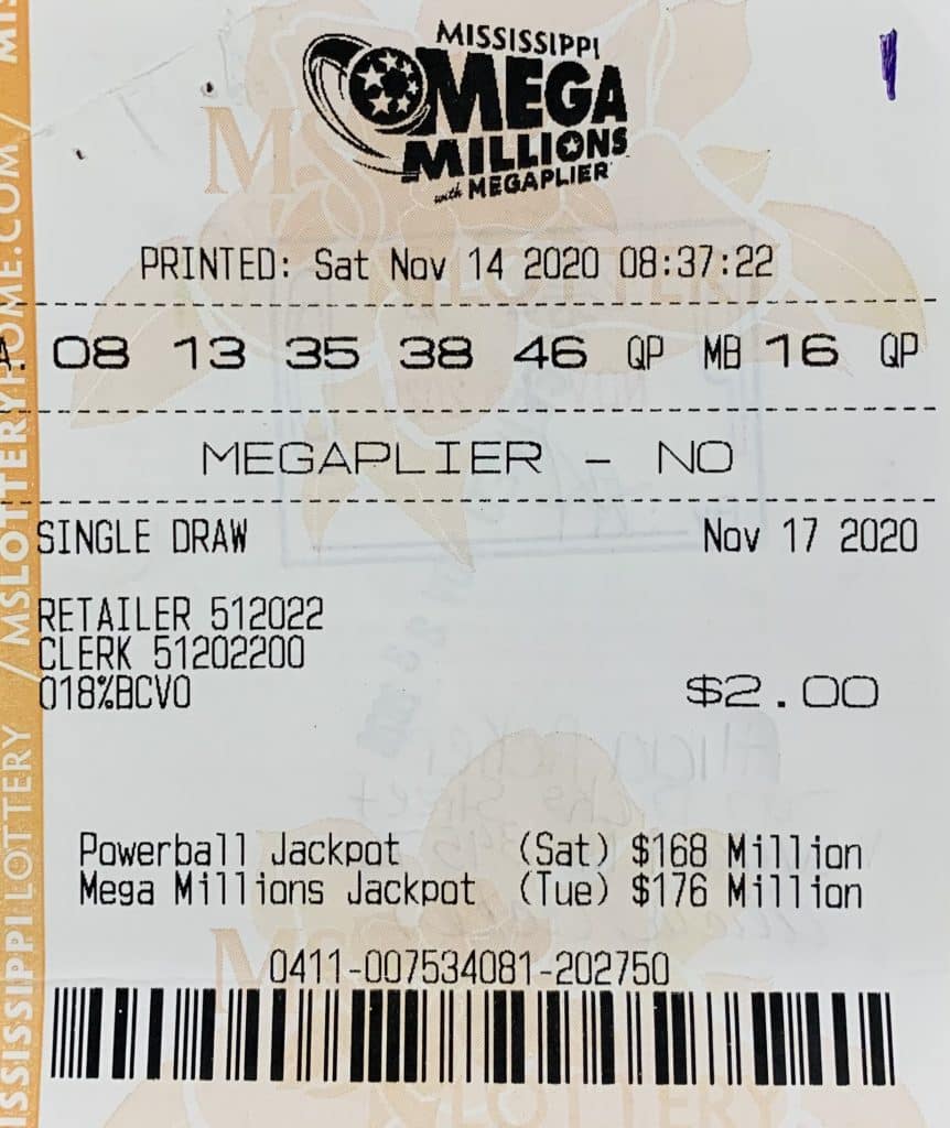 A Waveland woman won $10,000 on a Mega Millions ticket purchased from Clark Oil on Highway 90, Bay St. Louis.