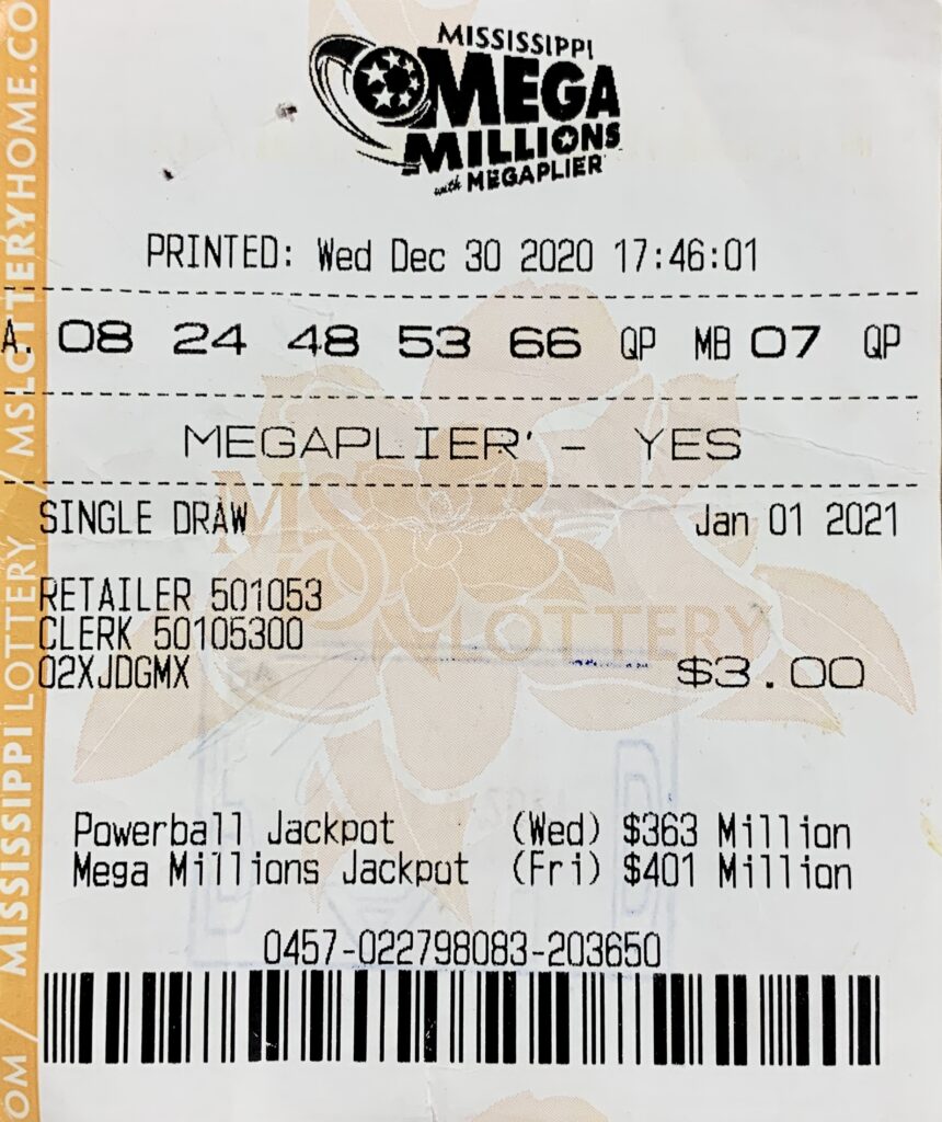 A Tuscaloosa, Ala., player won $1,000 on a Mega Millions ticket purchased from Sprint Mart #4106 on Hwy. 182 E., Columbus.