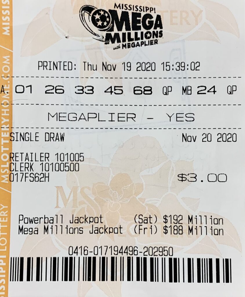 A Memphis, Tenn., woman won $1,500 on a Mega Millions ticket purchased from Sunlight Express LLC on Getwell Rd., Southaven.