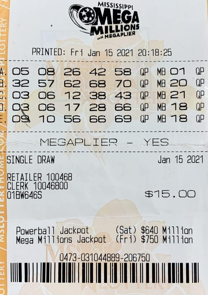 A Tishomingo County player won $2,000 on a Mega Millions ticket purchased from United Convenience Store on E. Monroe Ave., Okolona.