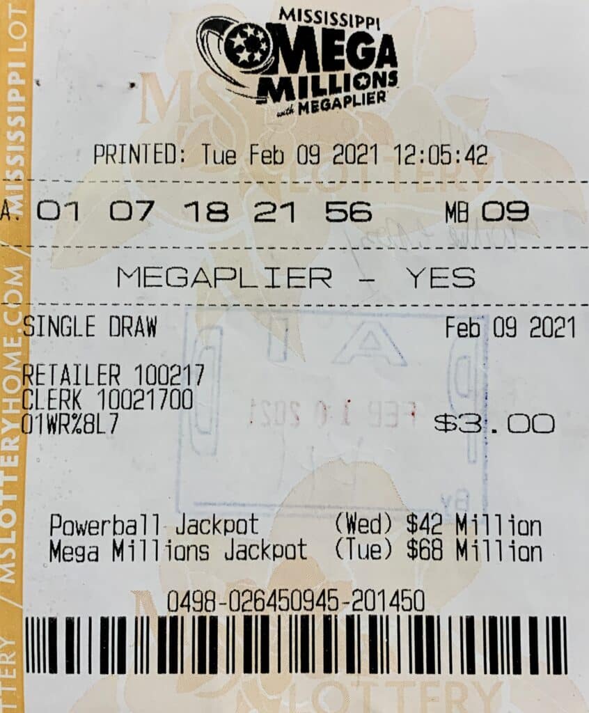 A Canton man won $800 on a Mega Millions ticket purchased from Anita LLC on W. Fulton St., Canton.