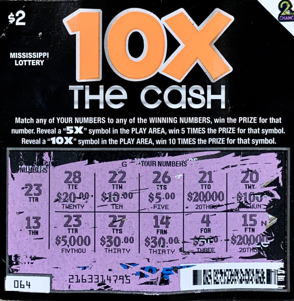 A Liberty woman won $5,000 on a 10x the Cash scratch-off game purchased from B-Kwik #5 on Hwy. 24 S., Centreville.