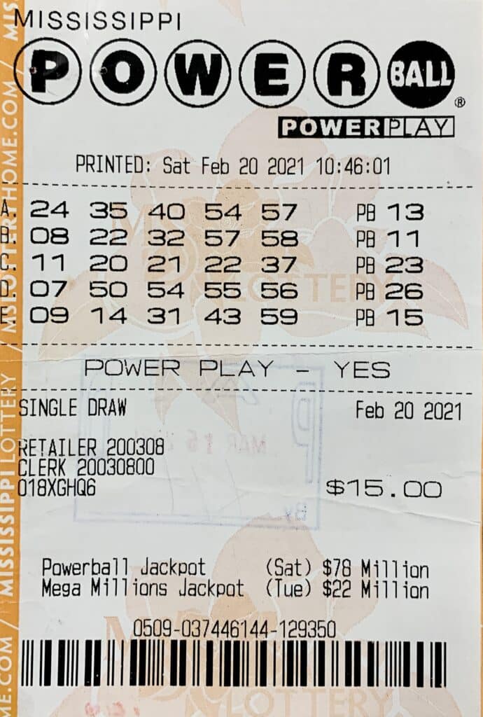 A Clinton man won $1,000 on a Powerball ticket purchased from Lakeside Foodmart #16 on Hwy. 51, Ridgeland.