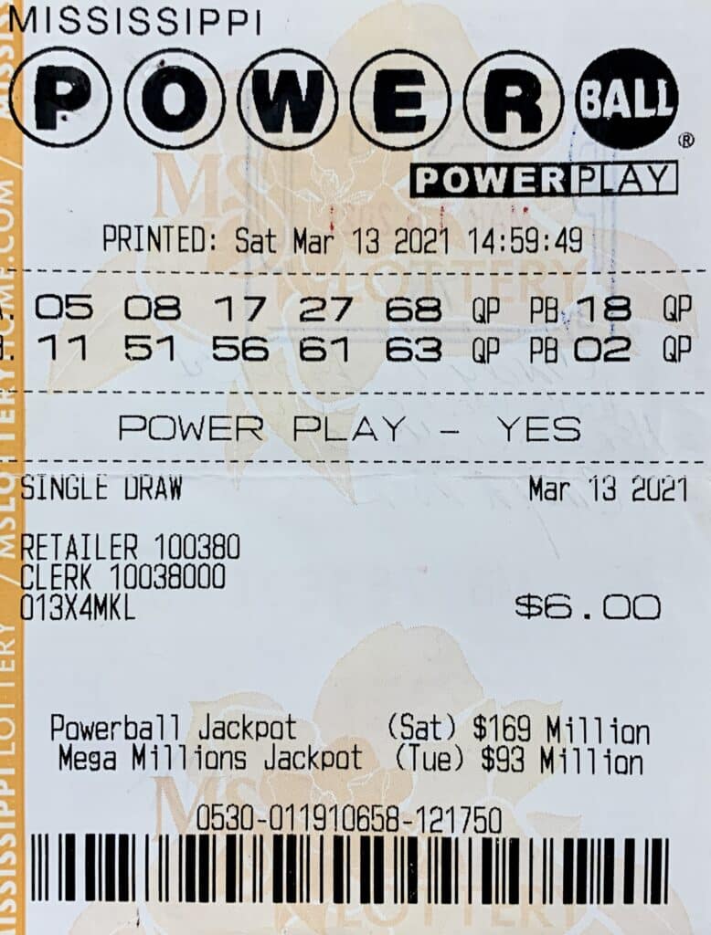 A Meridian woman won $100,000 on a Powerball ticket purchased from King City on Hwy. 39 N., Meridian.