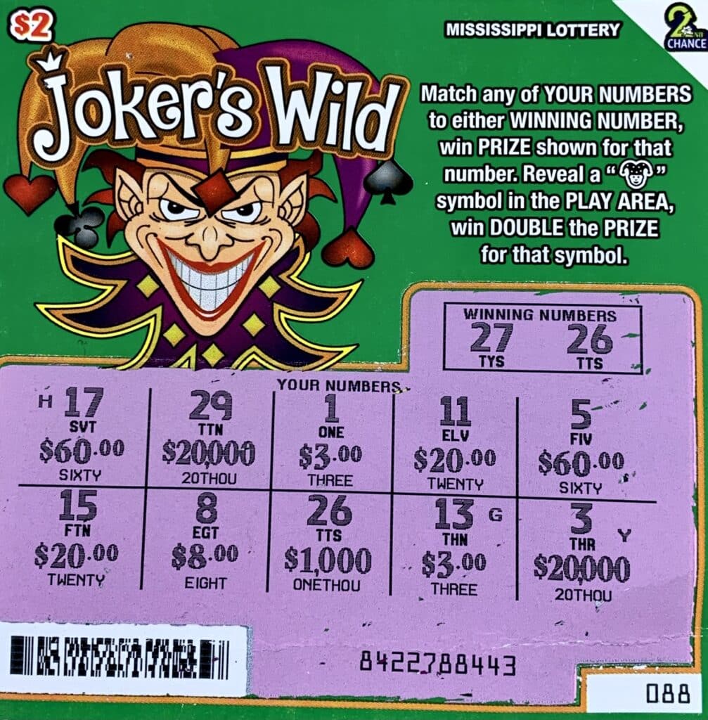 A Pattison woman won $1,000 on a Joker’s Wild scratch-off game purchased from Phillips 66 Food Plaza on Hwy. 28, Hazlehurst.