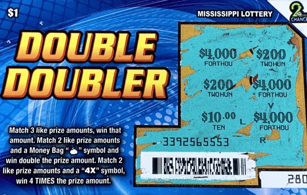 A Cleveland player won $4,000 on a Double Doubler scratch-off game purchased from Cleveland Gasmart on W. Sunflower Rd., Cleveland.