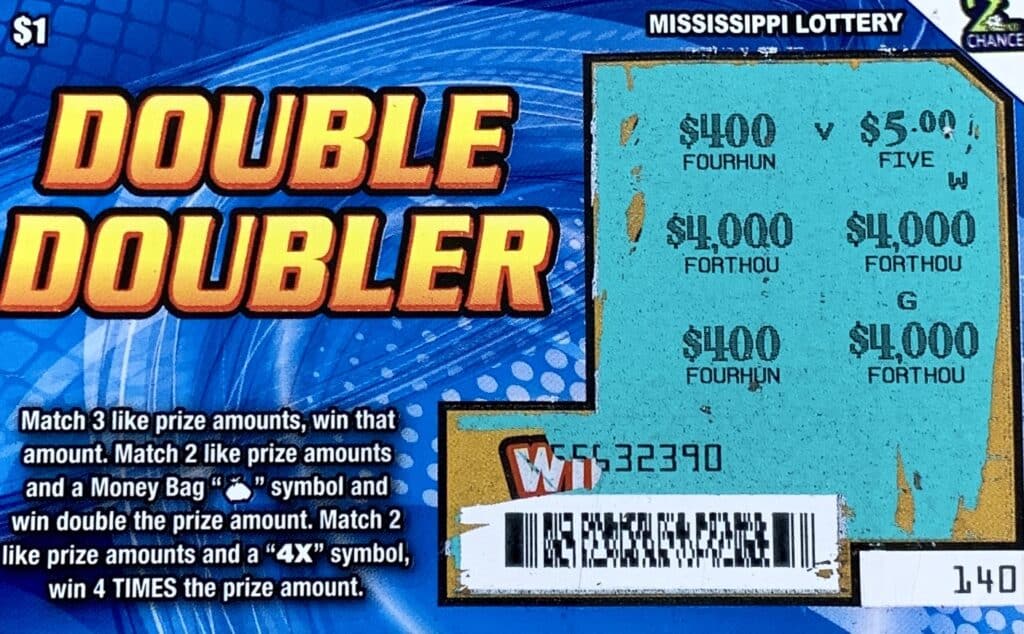 A Waynesboro woman won $4,000 on a Double Doubler scratch-off game purchased from Lakeside Food Mart #3 on Azalea Dr., Waynesboro.