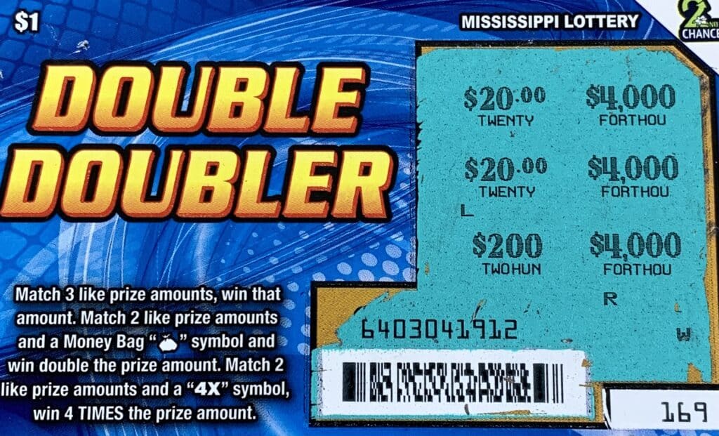 A Rolling Fork woman won $4,000 on a Double Doubler scratch-off game purchased from Rick’s Express #3 on Hwy. 61 N., Rolling Fork.