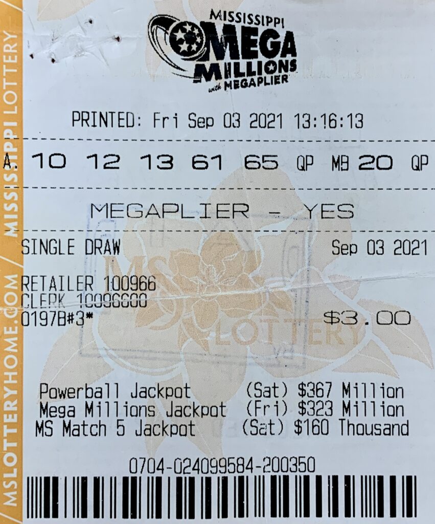 An Attala County man won $1,000 on a Mega Millions ticket purchased from Mahavir LLC on Hwy. 12 E., Kosciusko.