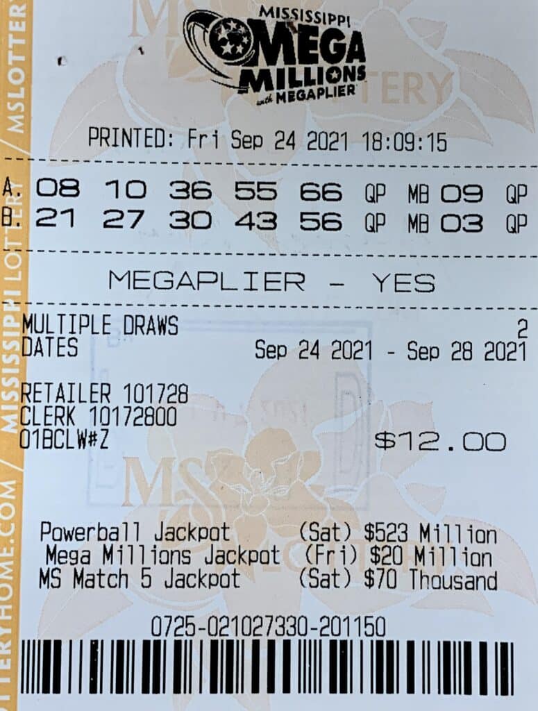 A Madison man won $1,500 on a Mega Millions ticket purchased from Hotspot Market II, LLC on Calhoun Station Pkwy., Madison.