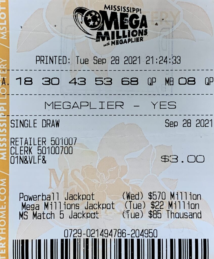 A Corinth man won $2,000 on a Mega Millions ticket purchased from Sprint Mart #27 on Hwy. 72 W., Corinth.