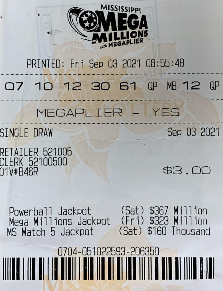 A Monroe County woman won $1,000 on a Mega Millions ticket purchased from Tobacco Superstore #43 on Hwy. 278, Amory.