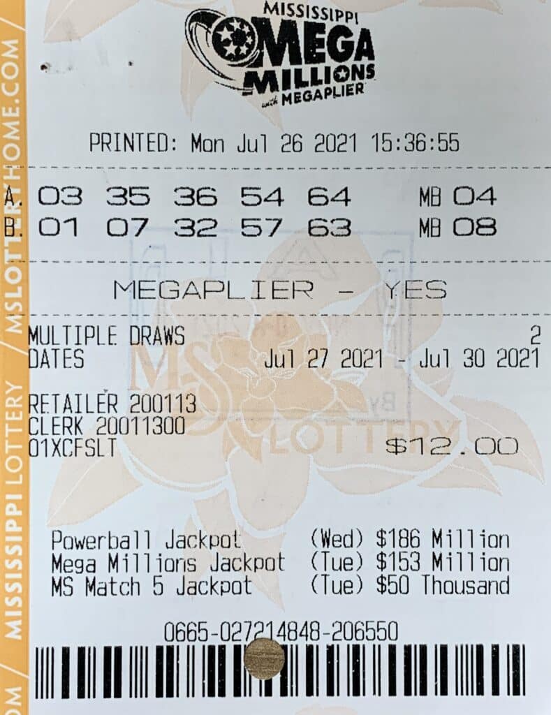 A Jasper County woman won $1,500 on a Mega Millions ticket purchased from Donco #4 on Pine Ave., Heidelberg.