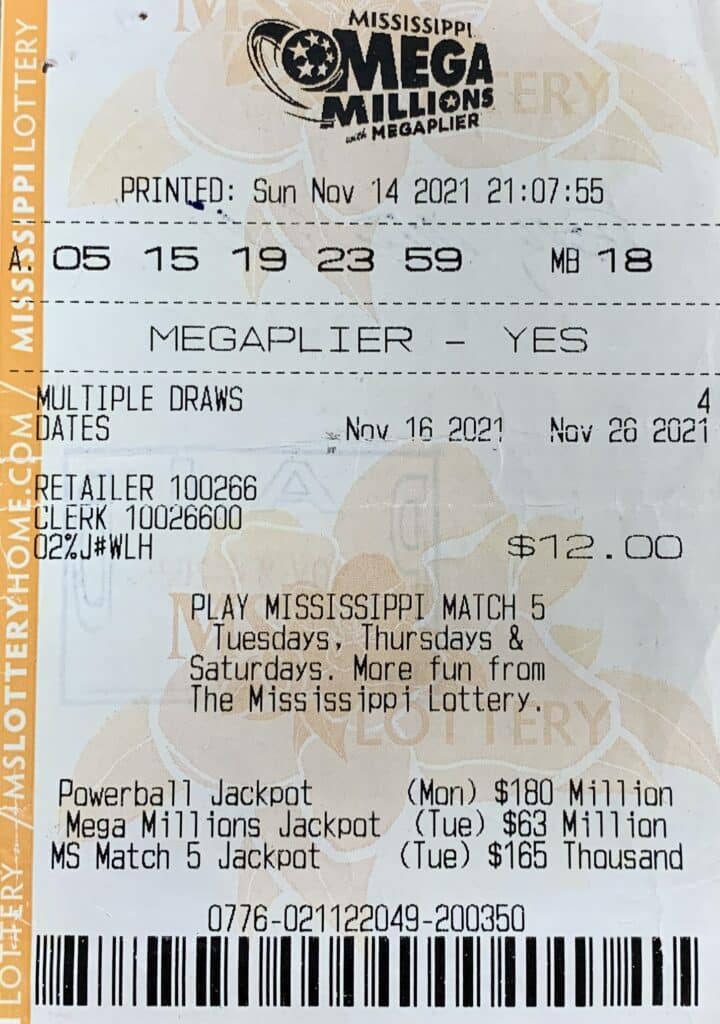 A Columbus player won $1,000 on a Mega Millions ticket purchased at 45 Express Mart on Hwy. 45 North, Columbus.