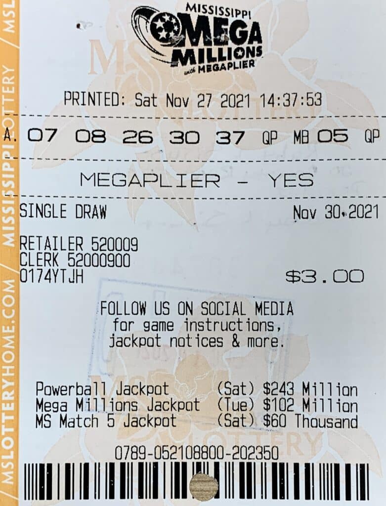 A Booneville woman won $1,000 on a Mega Millions ticket purchased from T-Mart #11 on Ripley Rd., Baldwyn.