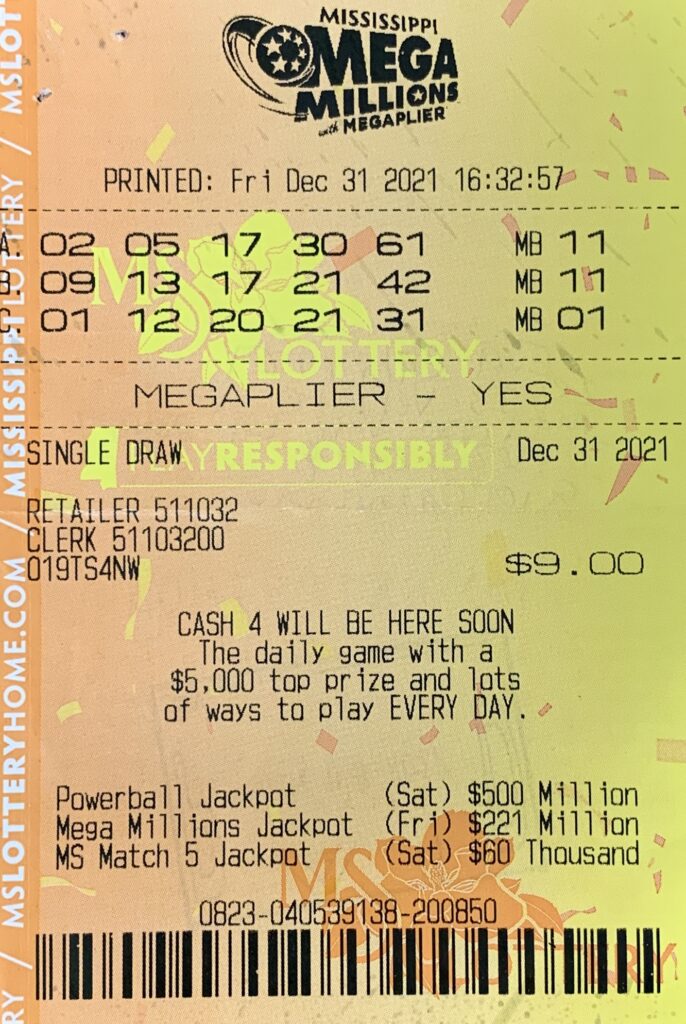 A Madisonville, La., woman won $1,500 on a $3 Mega Millions ticket purchased from Keith’s Superstore #109 LLC on E. Beach Blvd., Pass Christian.