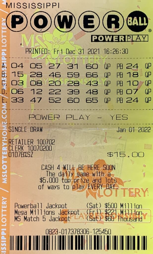 A Brandon player won $100,000 on a $15 Powerball ticket purchased from Pearl Brandon LLC on Hwy. 80 E., Pearl.