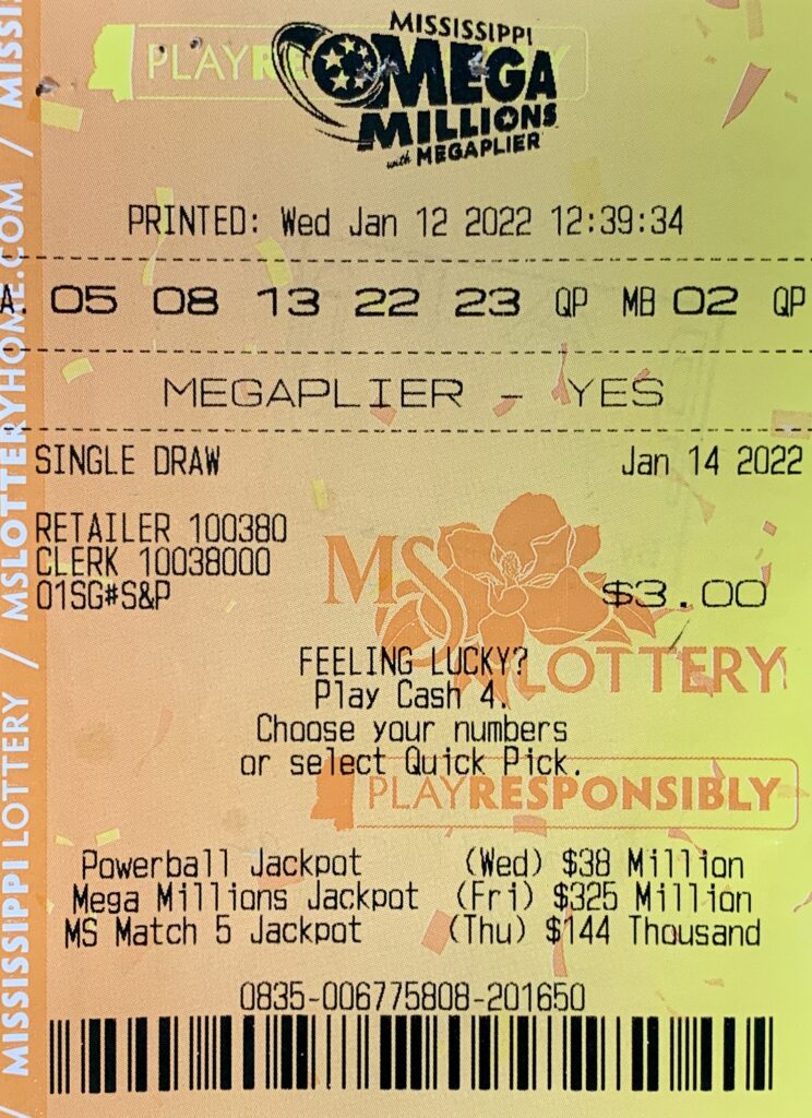 A Meridian man won $1,000 on a Mega Millions ticket with Megaplier purchased from King City on Hwy. 39 N., Meridian.