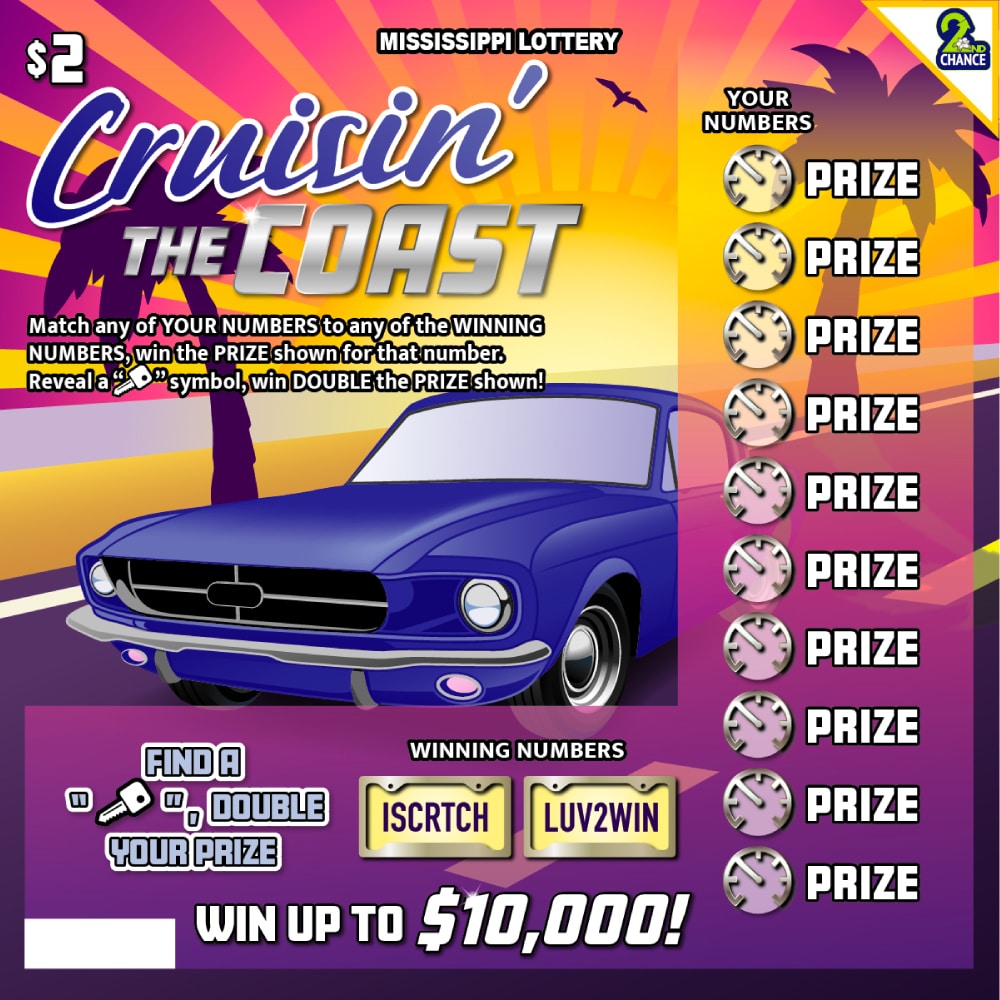 Cruisin' the Coast Mississippi Lottery