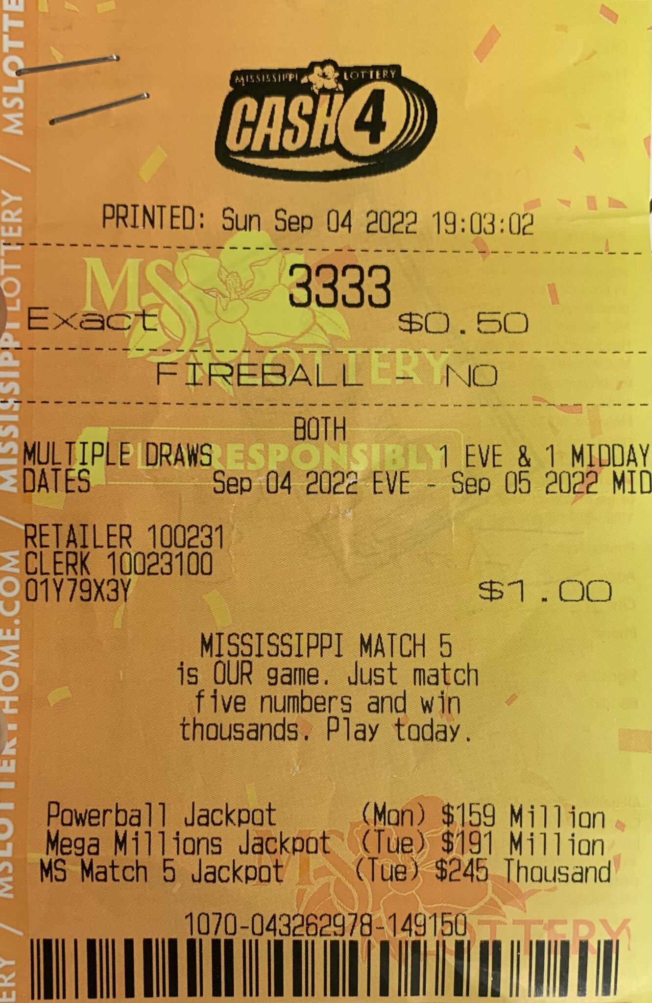 Mega Millions Mississippi Check Numbers - 0uujte3